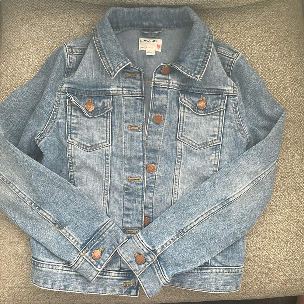 J Crew  Crew Cuts Jean Jacket. Light wash